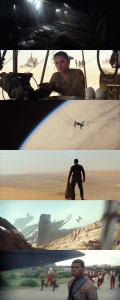 Screen Captures from the trailer for The Force Awakens